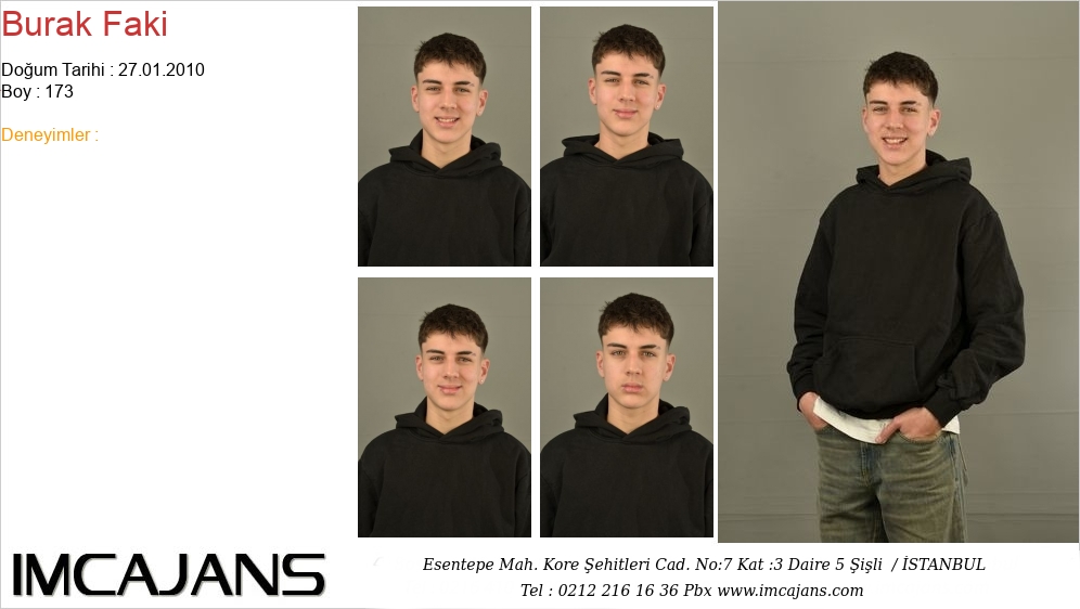 Burak Faki - IMC AJANS