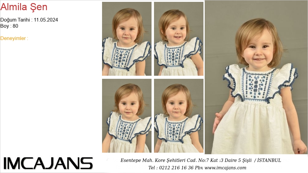 Almila �en - IMC AJANS