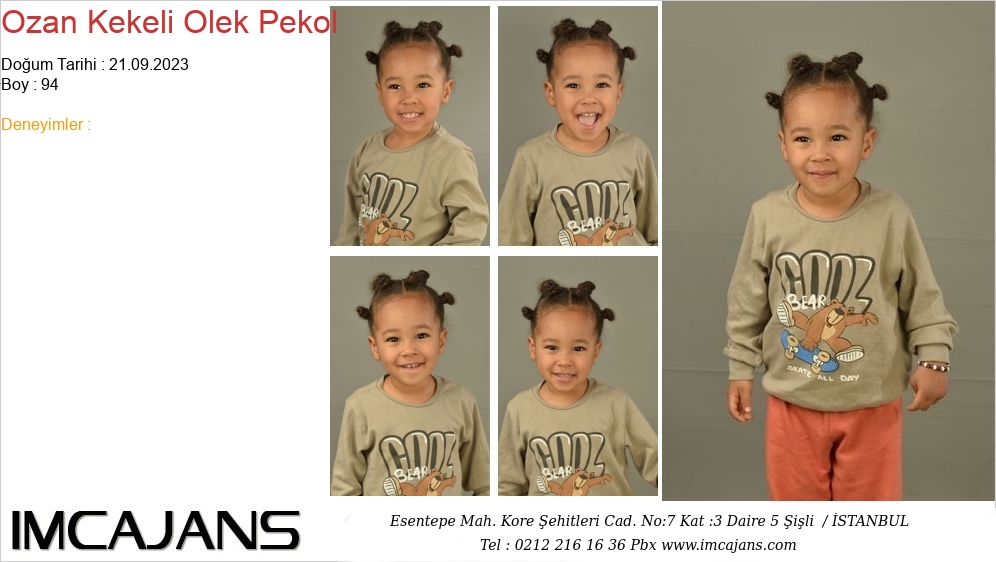 Ozan Kekeli Olek Pekol - IMC AJANS