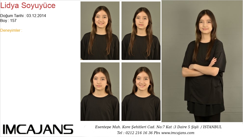 Lidya Soyuy�ce - IMC AJANS