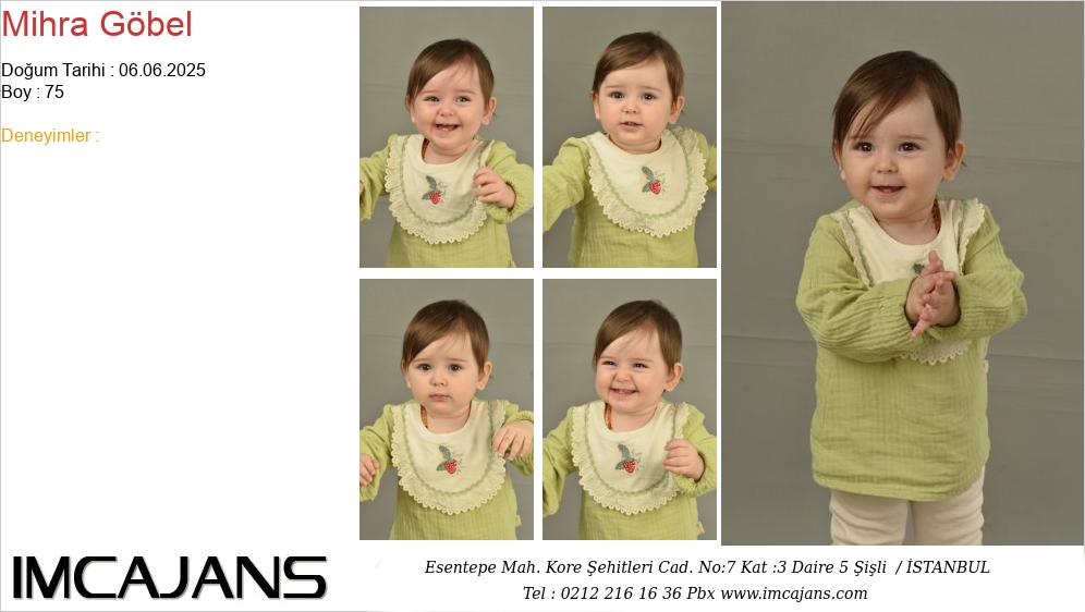 Mihra G�bel - IMC AJANS