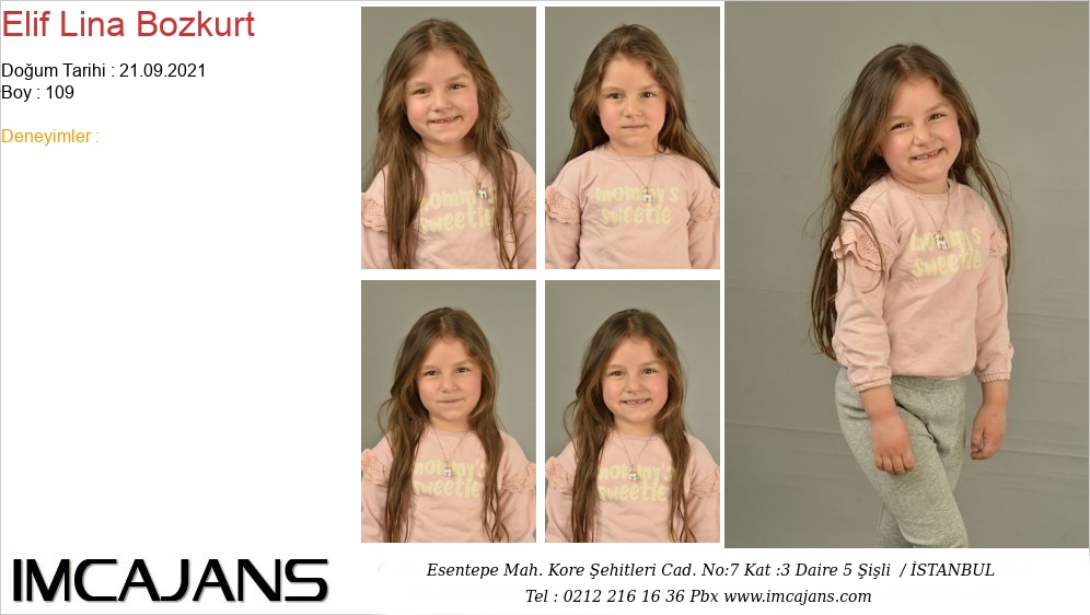 Elif Lina Bozkurt - IMC AJANS