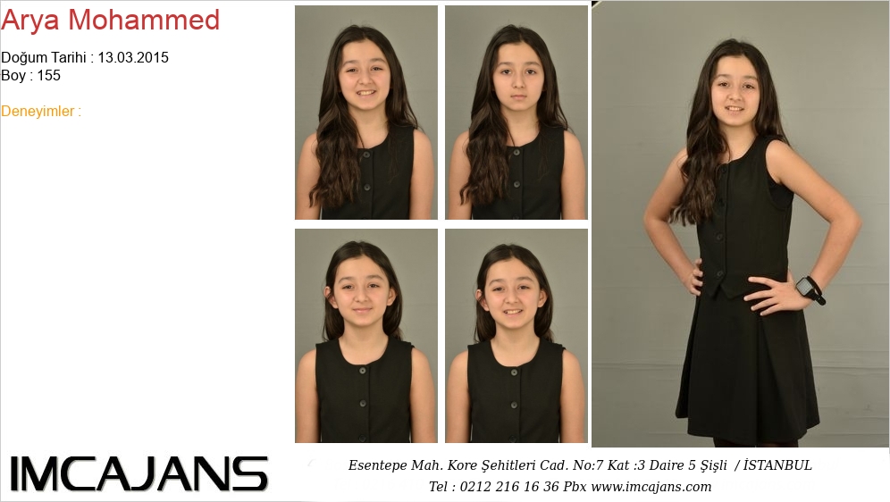 Arya Mohammed - IMC AJANS