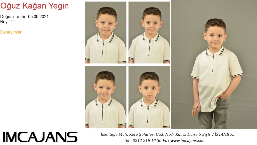 O�uz Ka�an Yegin - IMC AJANS