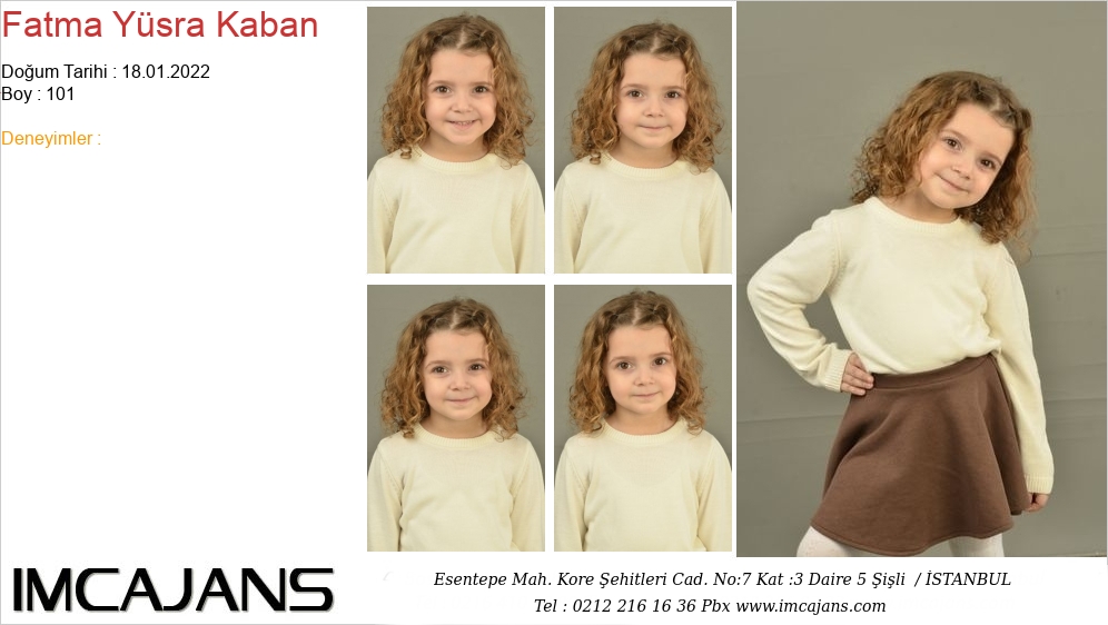 Fatma Y�sra Kaban - IMC AJANS