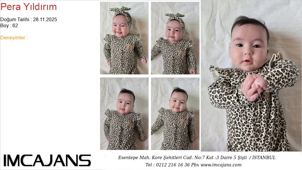 Pera Y�ld�r�m - IMC AJANS