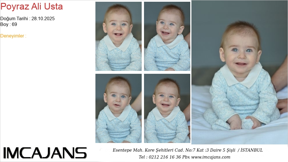 Poyraz Ali Usta - IMC AJANS