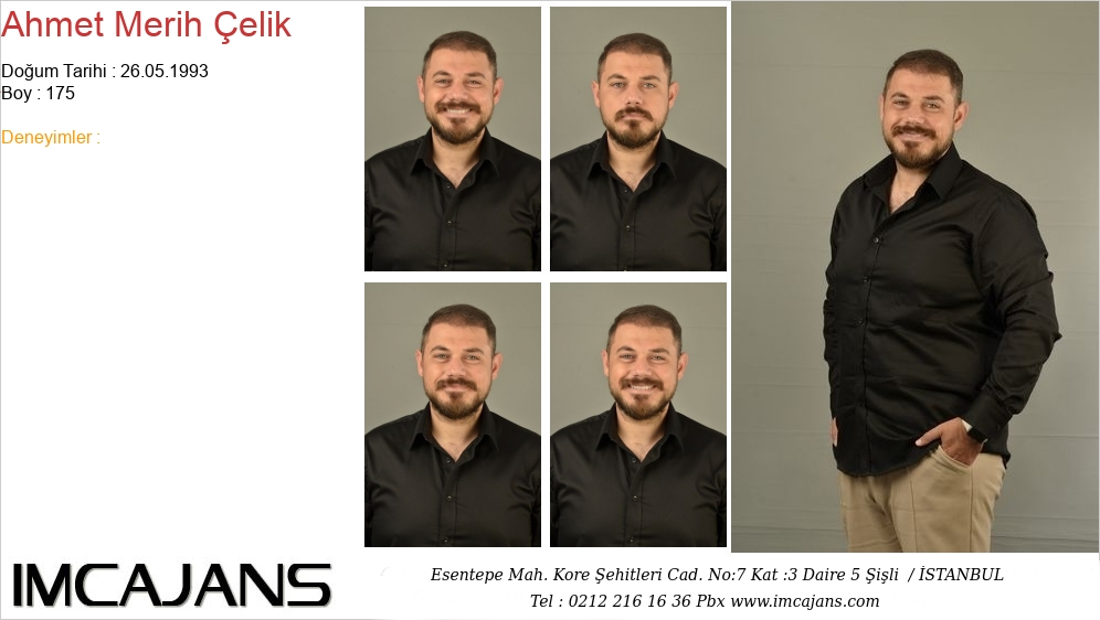 Ahmet Merih �elik - IMC AJANS