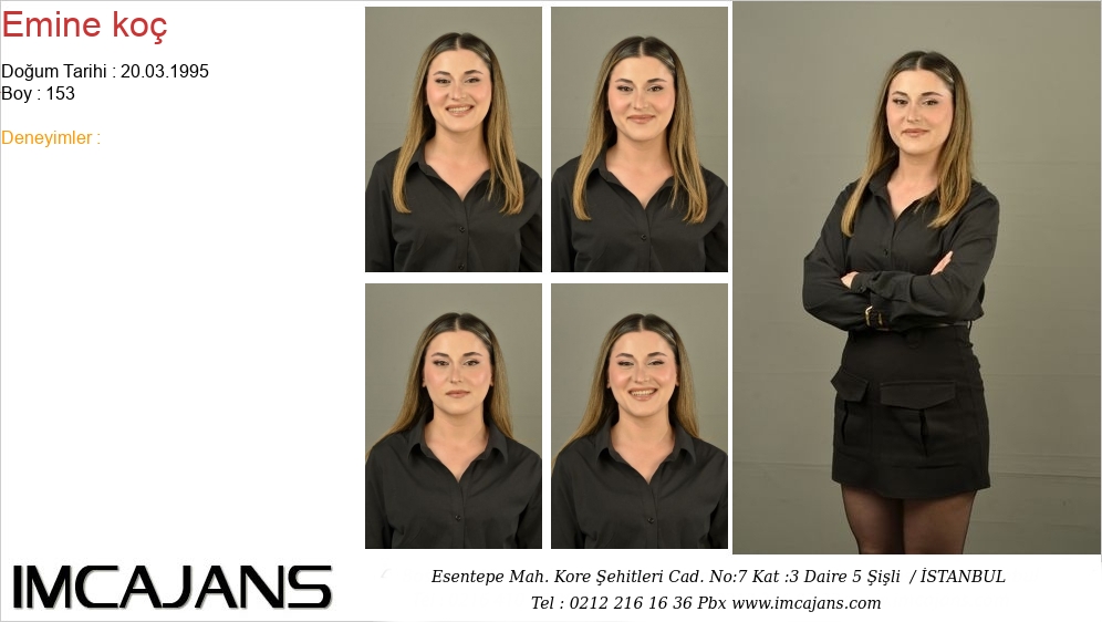 Emine ko� - IMC AJANS