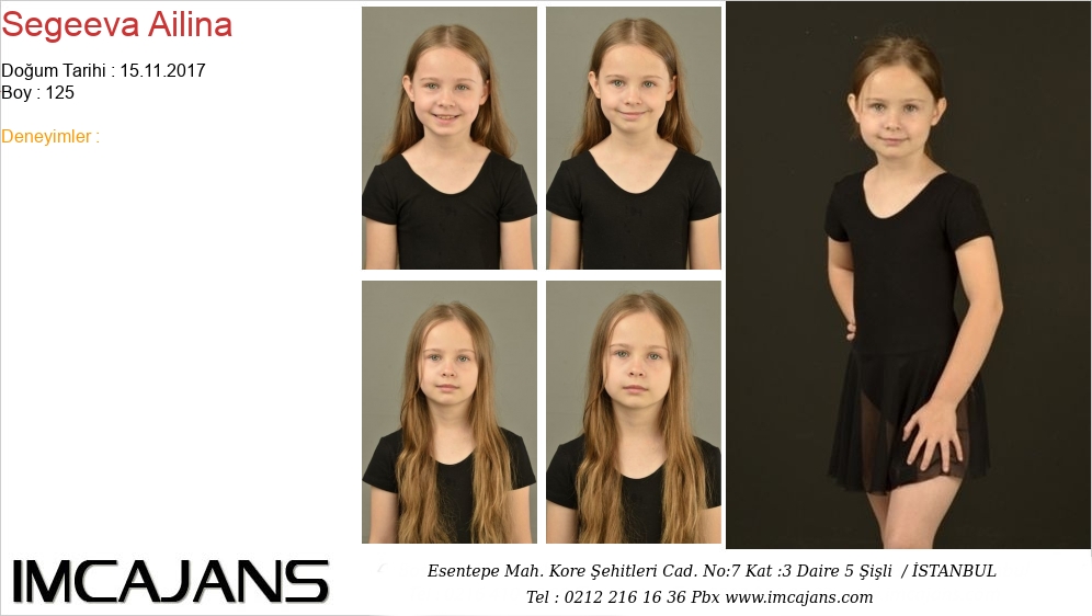 Segeeva Ailina - IMC AJANS