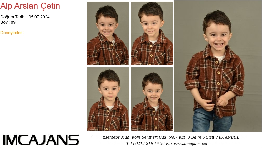 Alp Arslan �etin - IMC AJANS