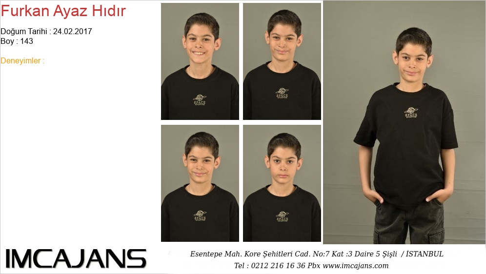 Furkan Ayaz H�d�r - IMC AJANS