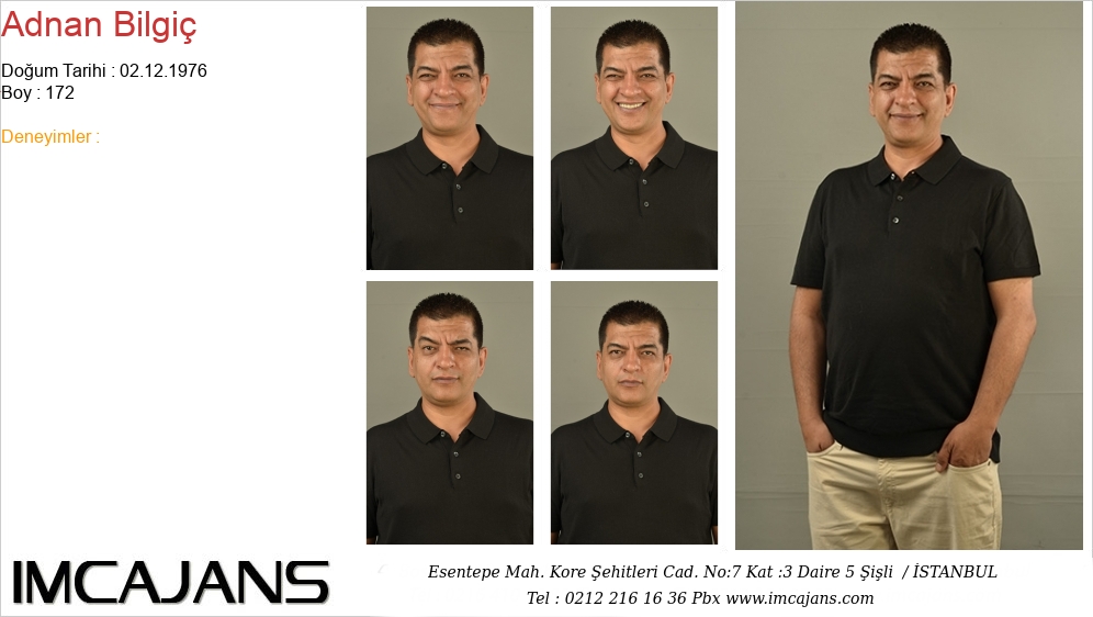 Adnan Bilgi� - IMC AJANS