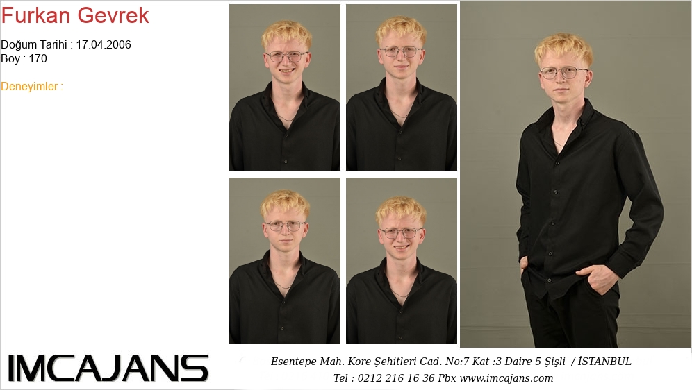 Furkan Gevrek - IMC AJANS