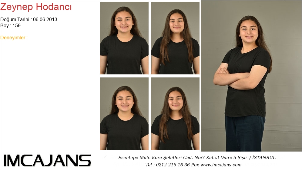 Zeynep Hodanc� - IMC AJANS