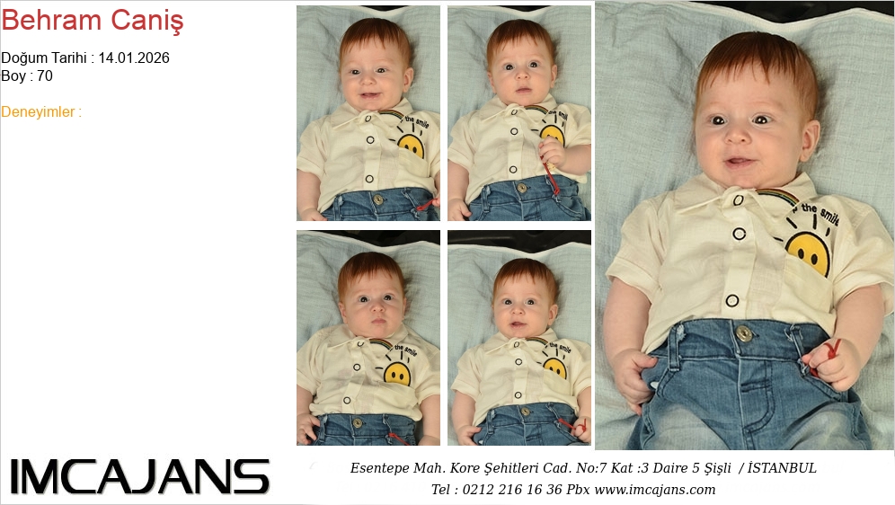 Behram Cani� - IMC AJANS