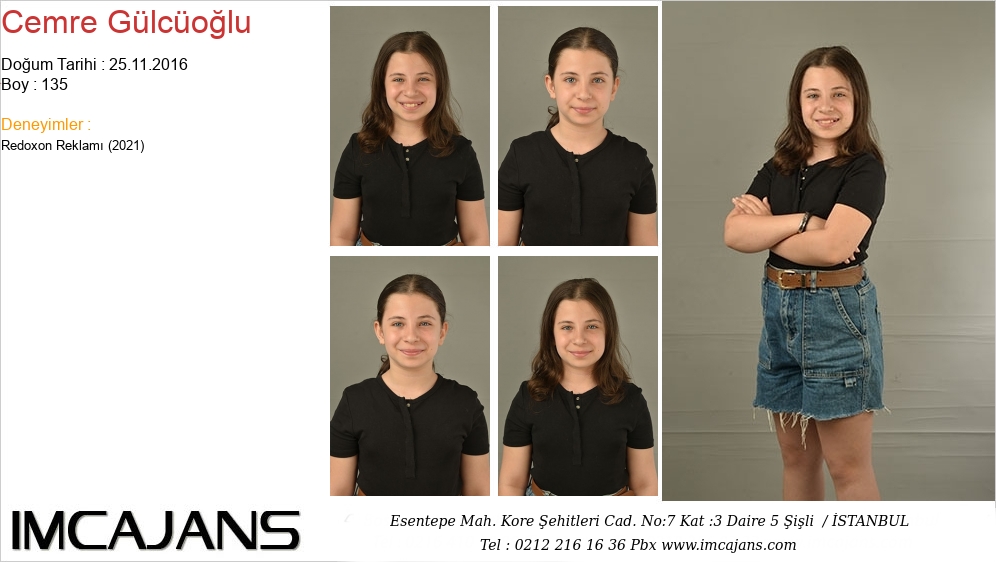 Cemre G�lc�o�lu - IMC AJANS
