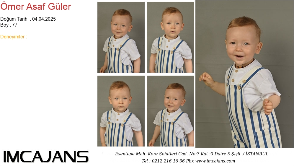 �mer Asaf G�ler - IMC AJANS