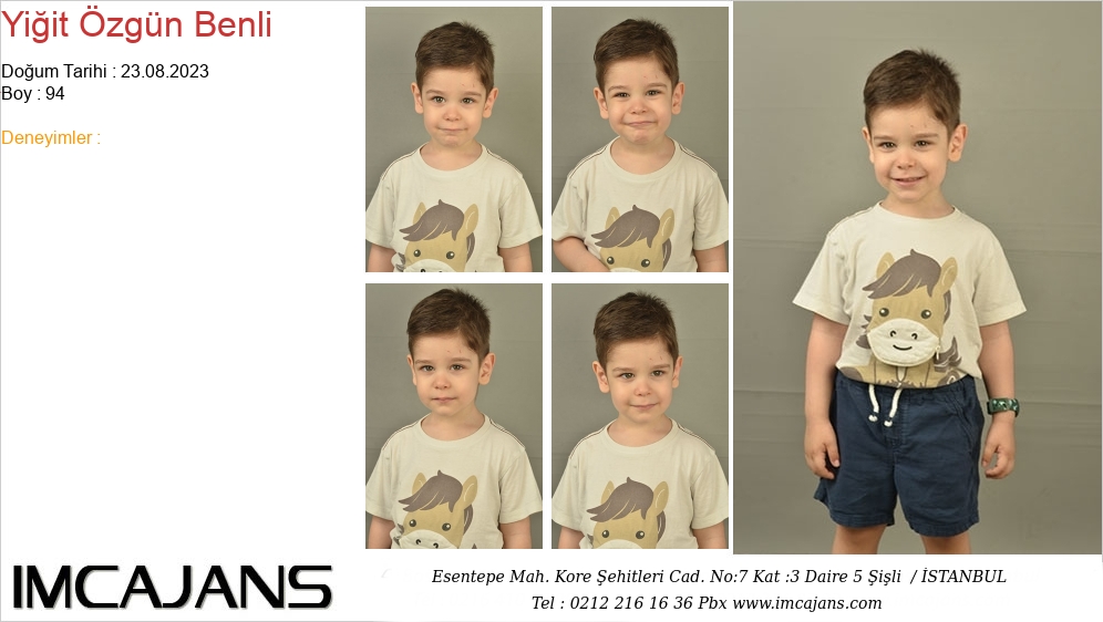 Yi�it �zg�n Benli - IMC AJANS