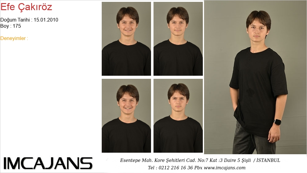 Efe �ak�r�z - IMC AJANS