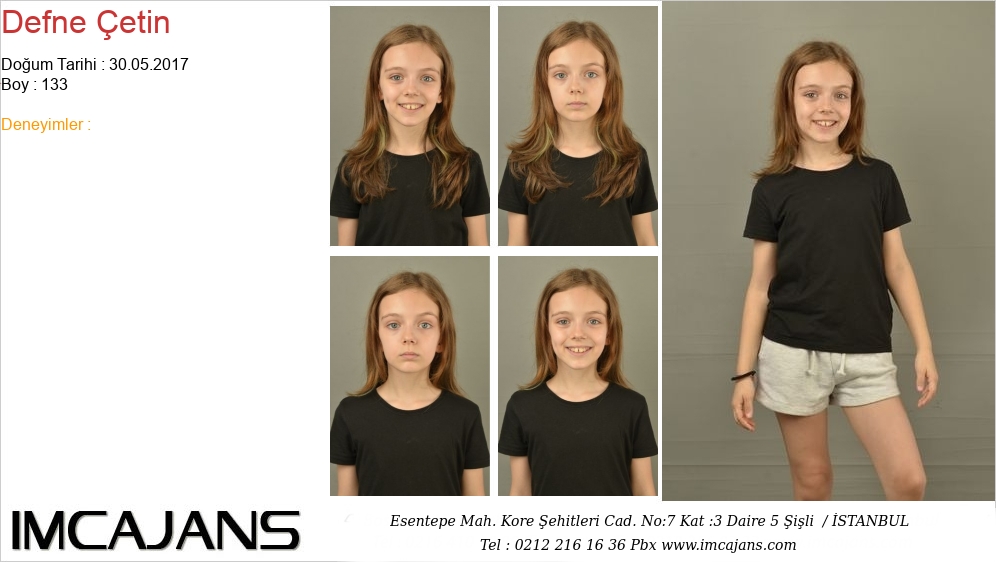 Defne �etin - IMC AJANS