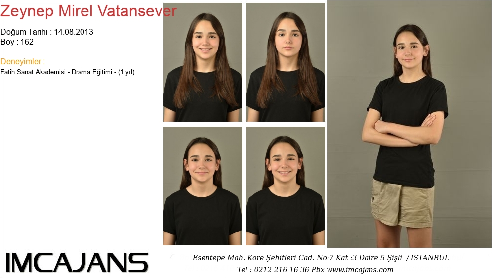 Zeynep Mirel Vatansever - IMC AJANS
