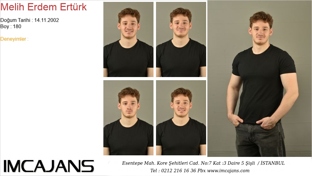 Melih Erdem Ert�rk - IMC AJANS