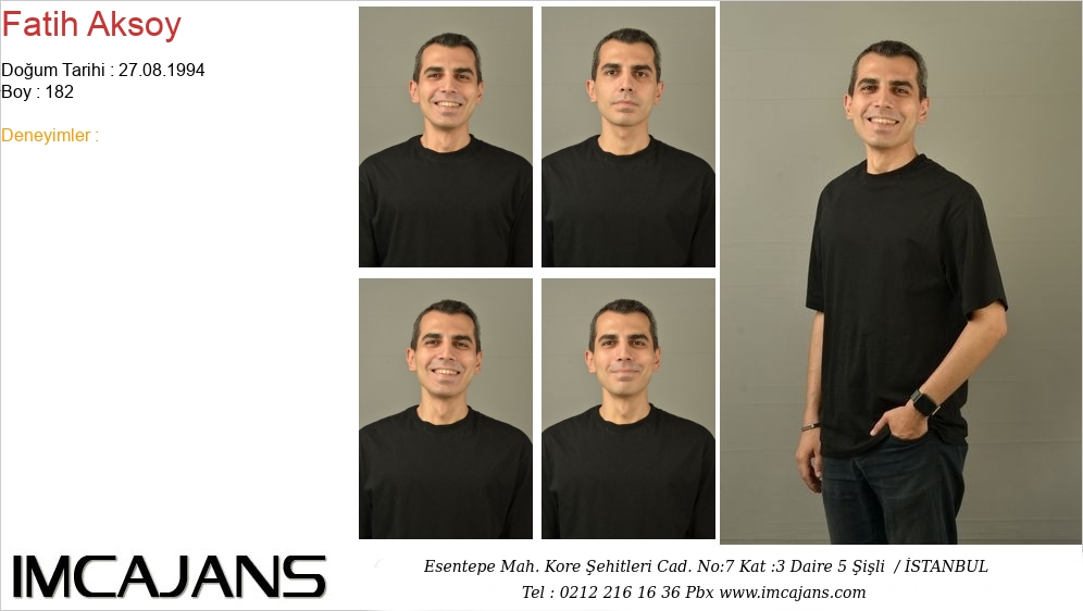 Fatih Aksoy - IMC AJANS