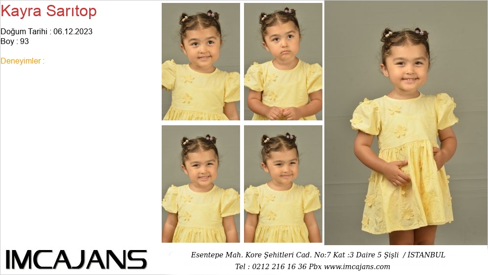 Kayra Sar�top - IMC AJANS