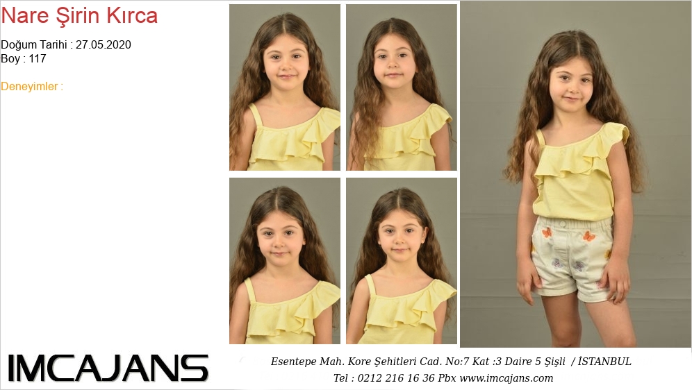 Nare �irin K�rca - IMC AJANS