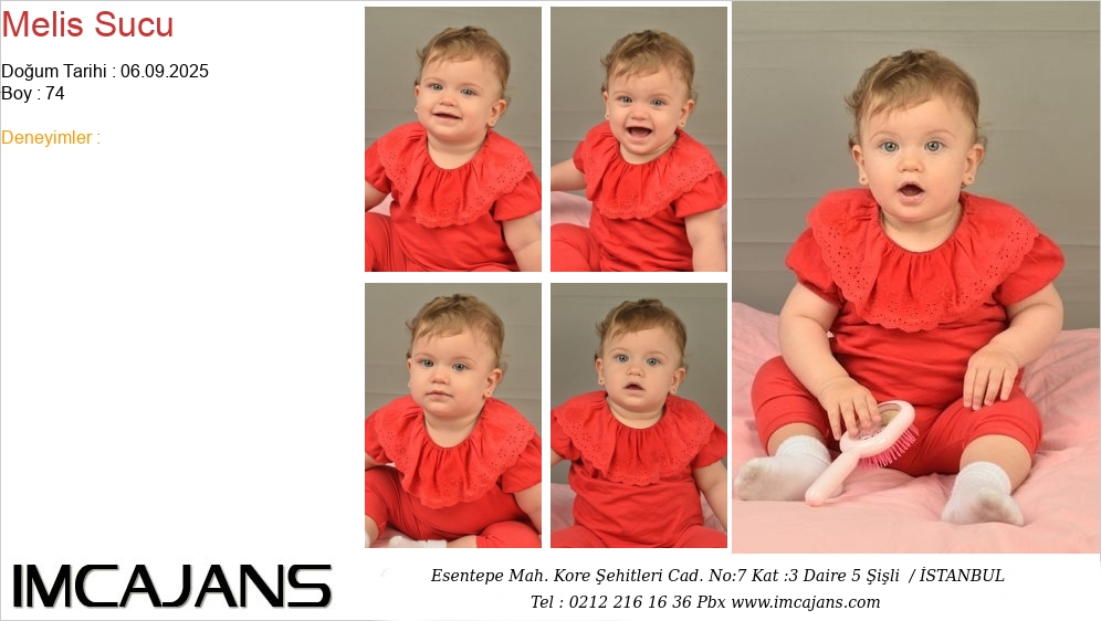 Melis Sucu - IMC AJANS