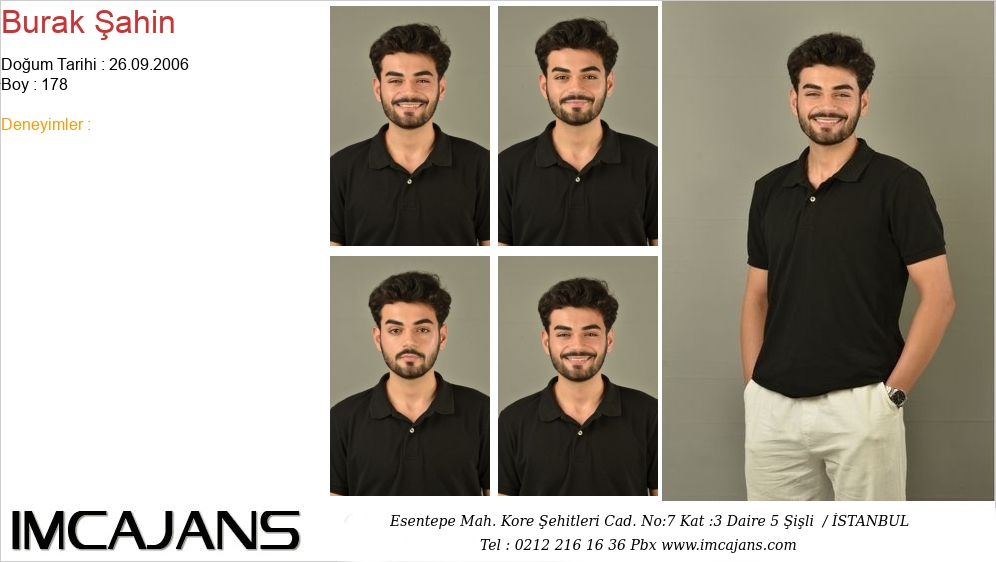 Burak �ahin - IMC AJANS