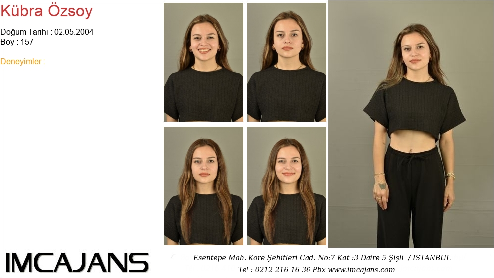 K�bra �zsoy - IMC AJANS