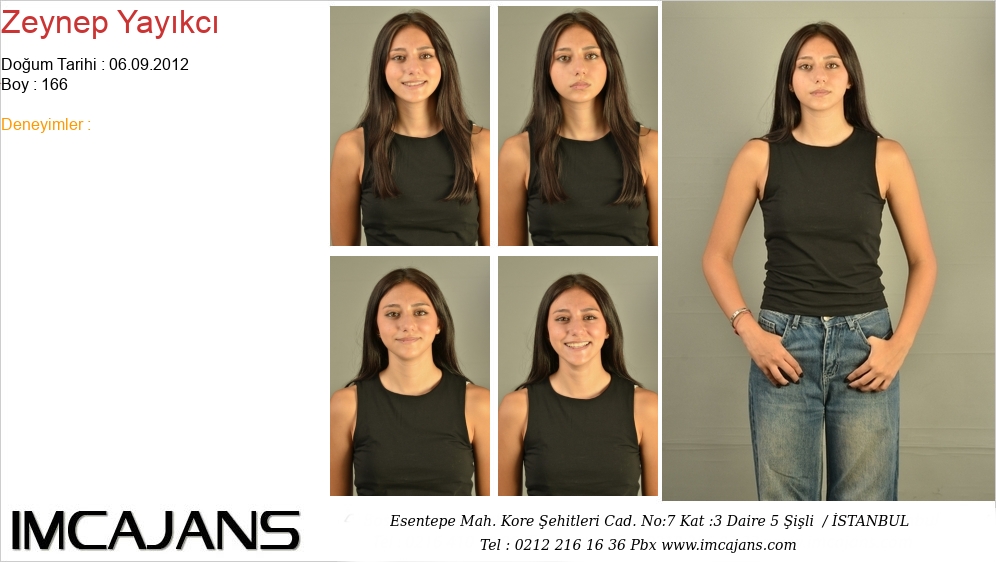 Zeynep Yay�kc� - IMC AJANS