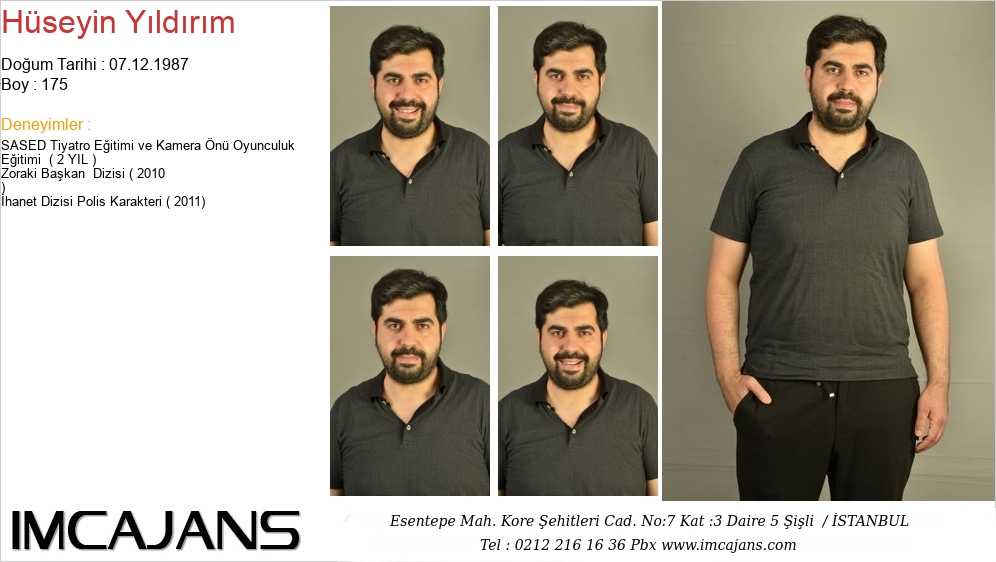 H�seyin Y�ld�r�m - IMC AJANS