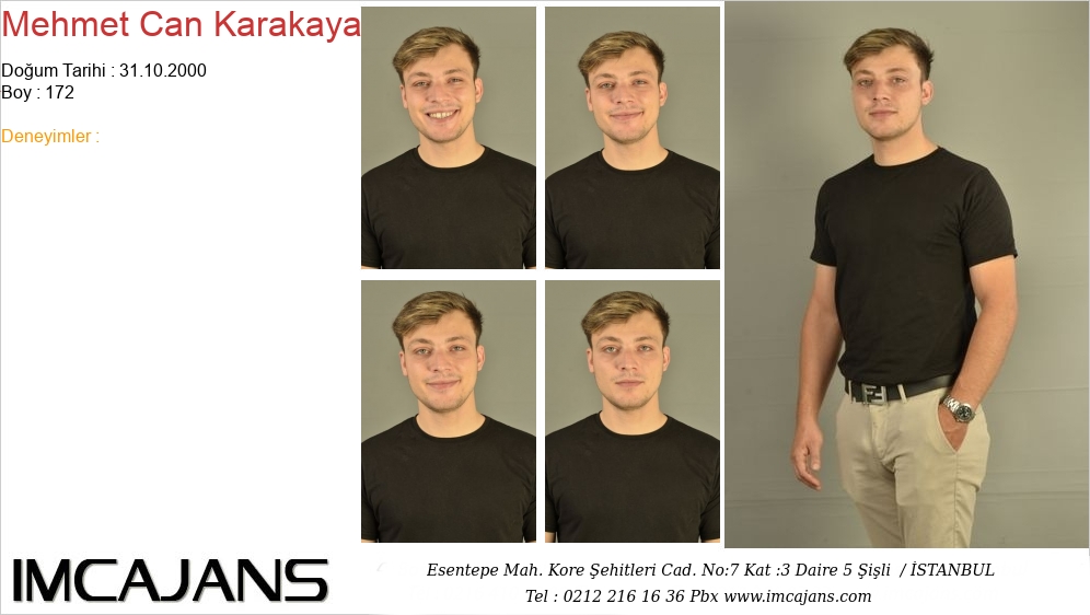 Mehmet Can Karakaya - IMC AJANS