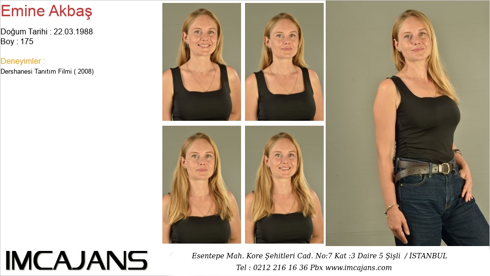 Emine Akba� - IMC AJANS