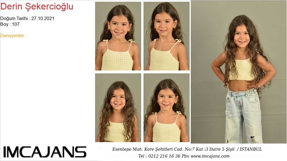 Derin �ekercio�lu - IMC AJANS