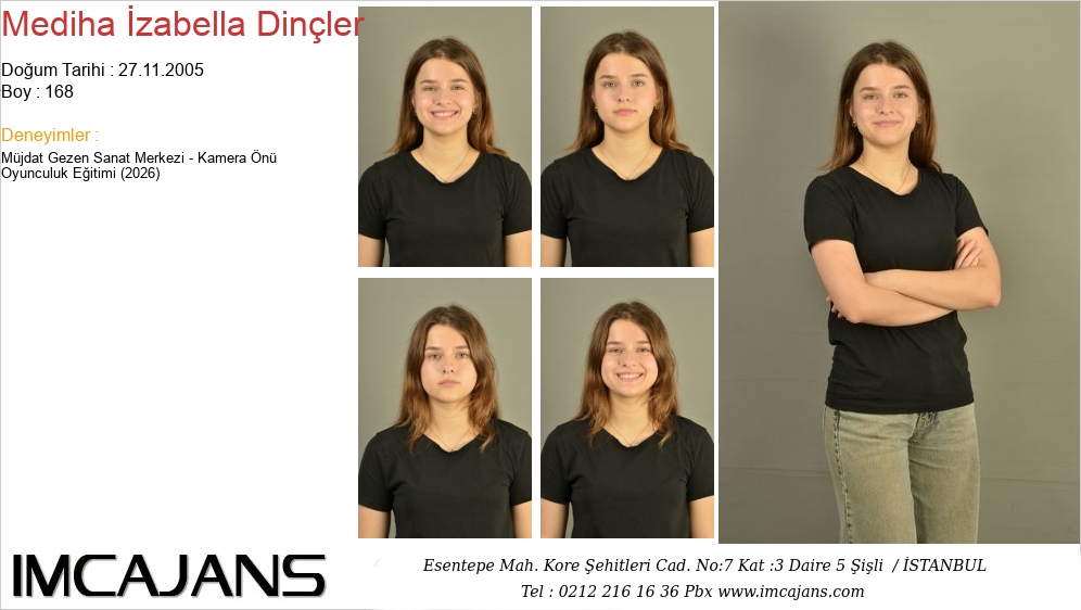 Mediha �zabella Din�ler - IMC AJANS