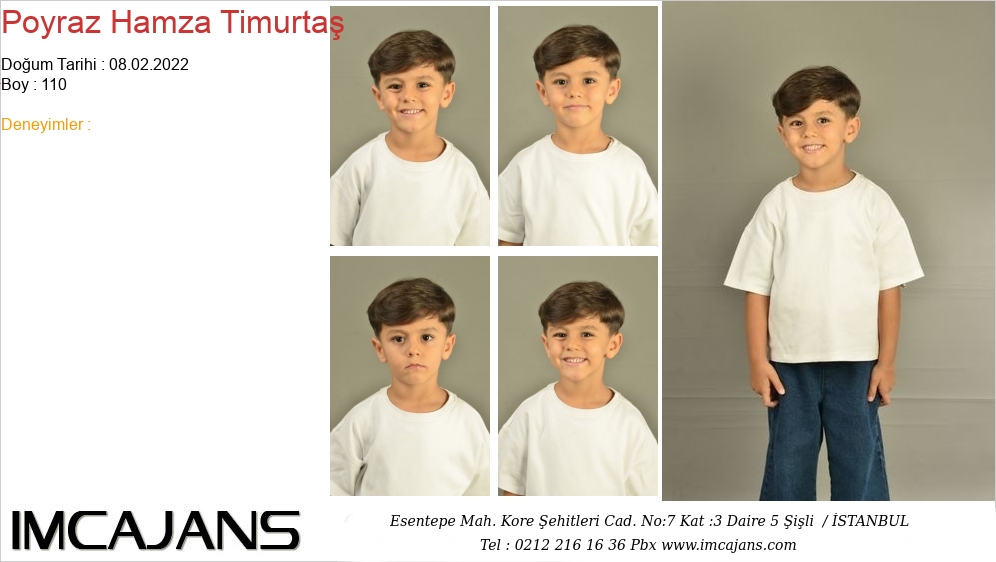 Poyraz Hamza Timurta� - IMC AJANS