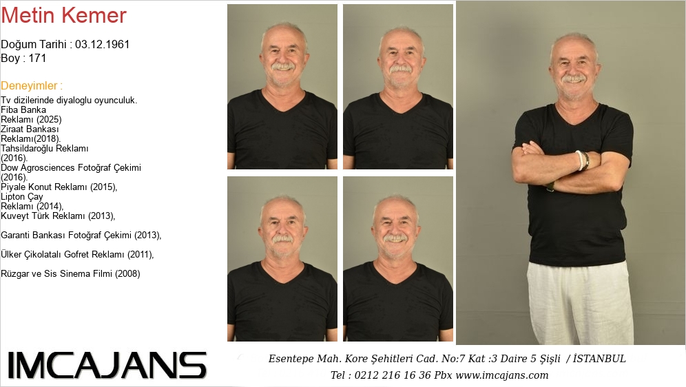 Metin Kemer - IMC AJANS