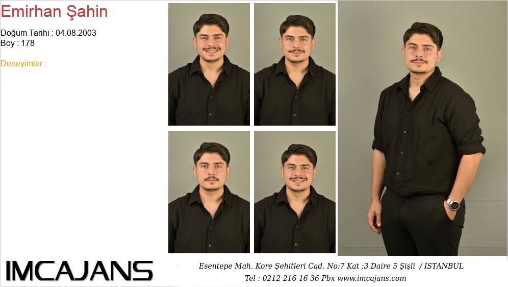 Emirhan �ahin - IMC AJANS