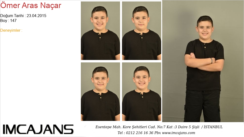 �mer Aras Na�ar - IMC AJANS