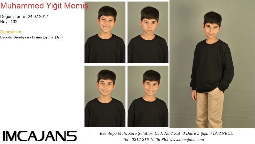 Muhammed Yi�it Memi� - IMC AJANS