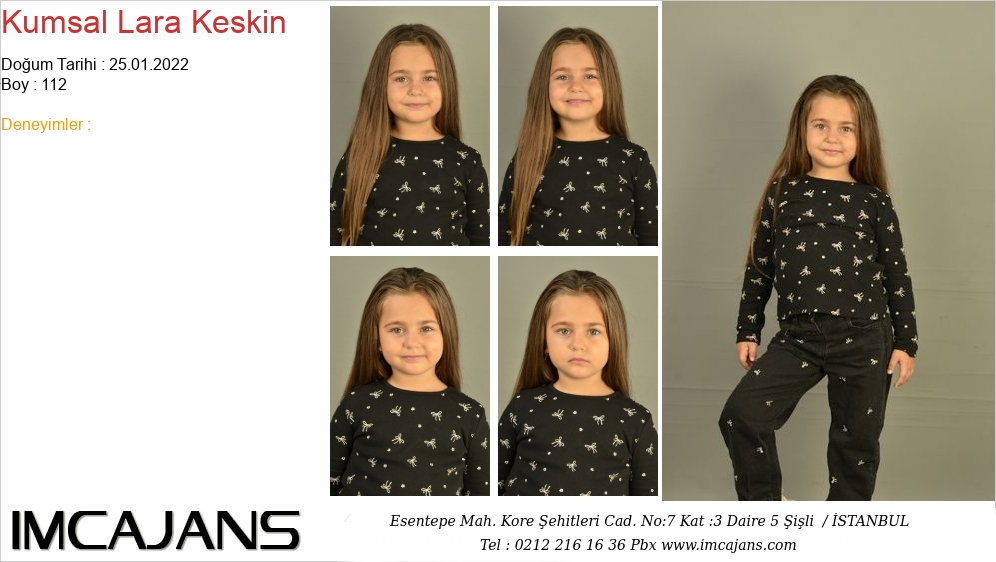 Kumsal Lara Keskin - IMC AJANS