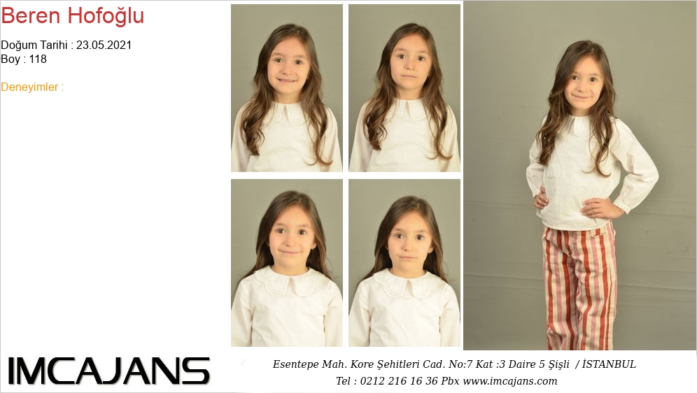 Beren Hofo�lu - IMC AJANS