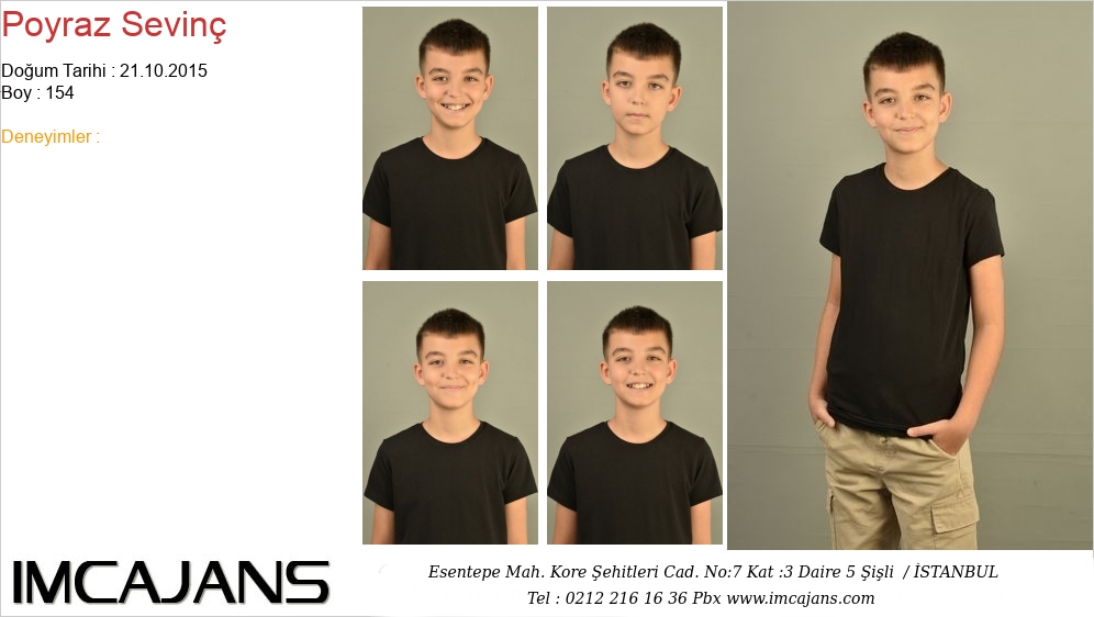 Poyraz Sevin� - IMC AJANS