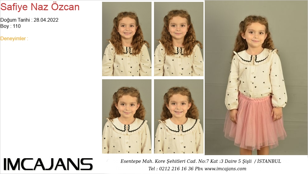 Safiye Naz �zcan - IMC AJANS