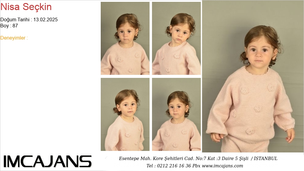 Nisa Se�kin - IMC AJANS