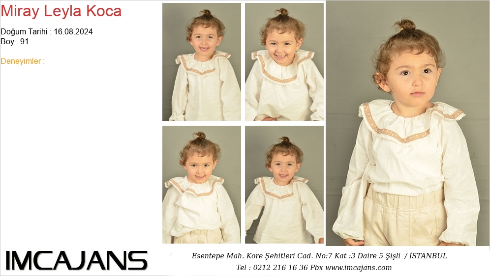 Miray Leyla Koca - IMC AJANS